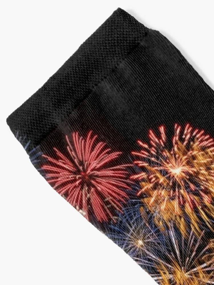 New Year Fireworks, Melbourne Australia Socks gym Non-slip Argentina funny sock Woman Socks Men's