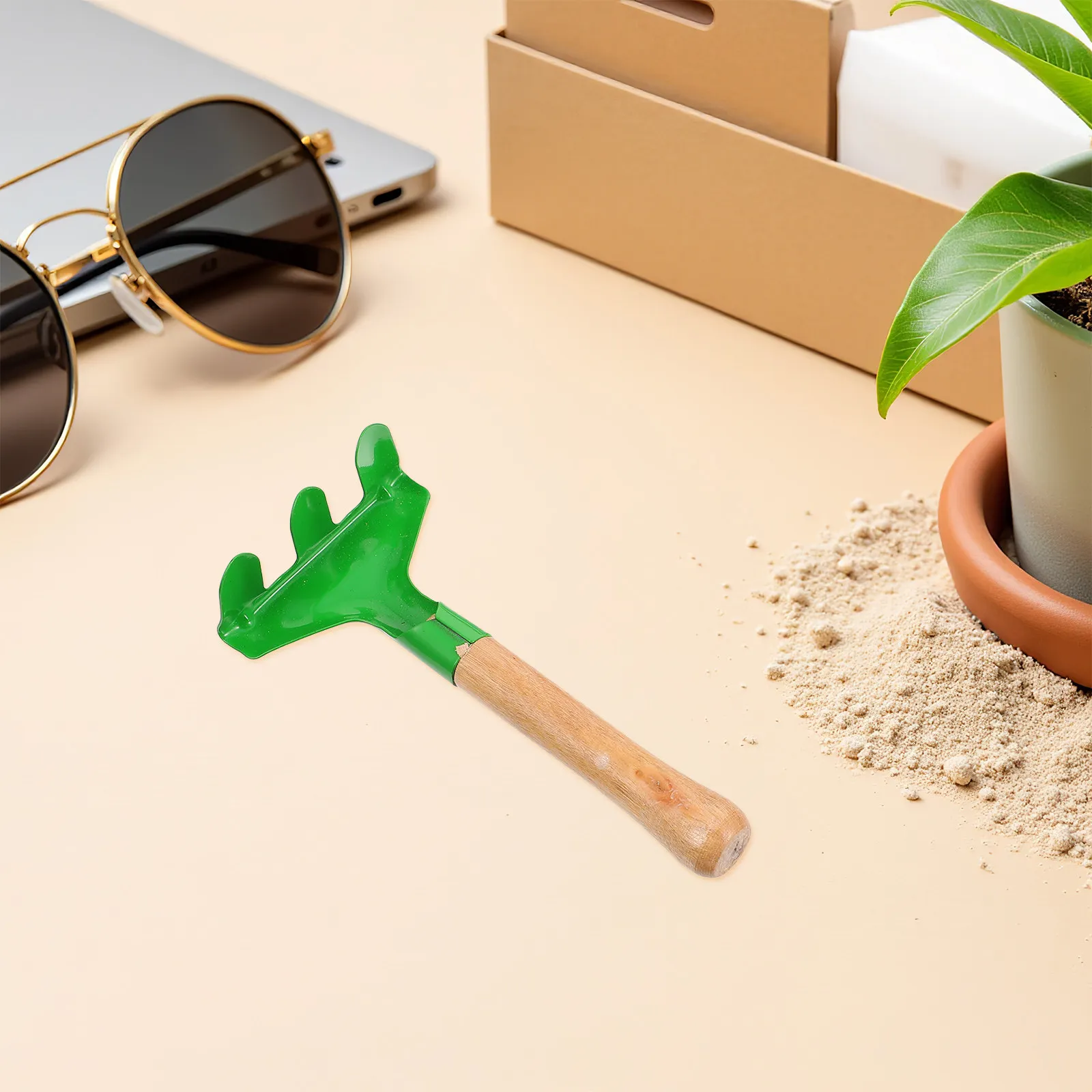

1Set Kid Mini Shovel Rake Gardening Set Premium Material Safe Lightweight for Garden Beach Snow Outdoor Leisure Enhance
