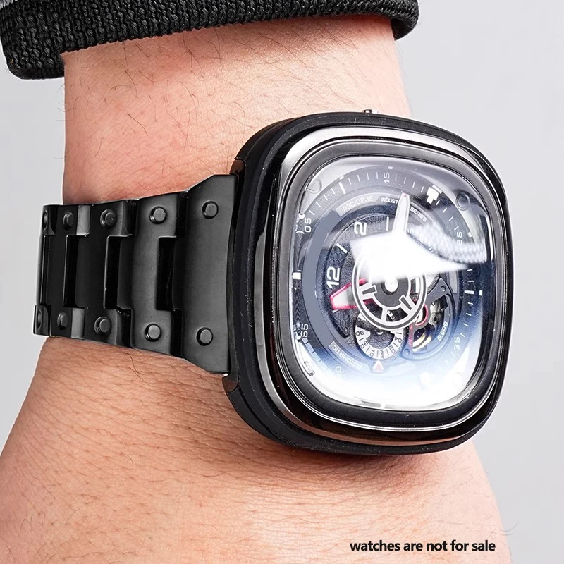 26 28 мм для Diesel 7888 7333 Seven Fridays S2/01 M1 P2 Металлическая складная пряжка из нержавеющей стали Ремешок для часов Ремешок для часов изысканной стали