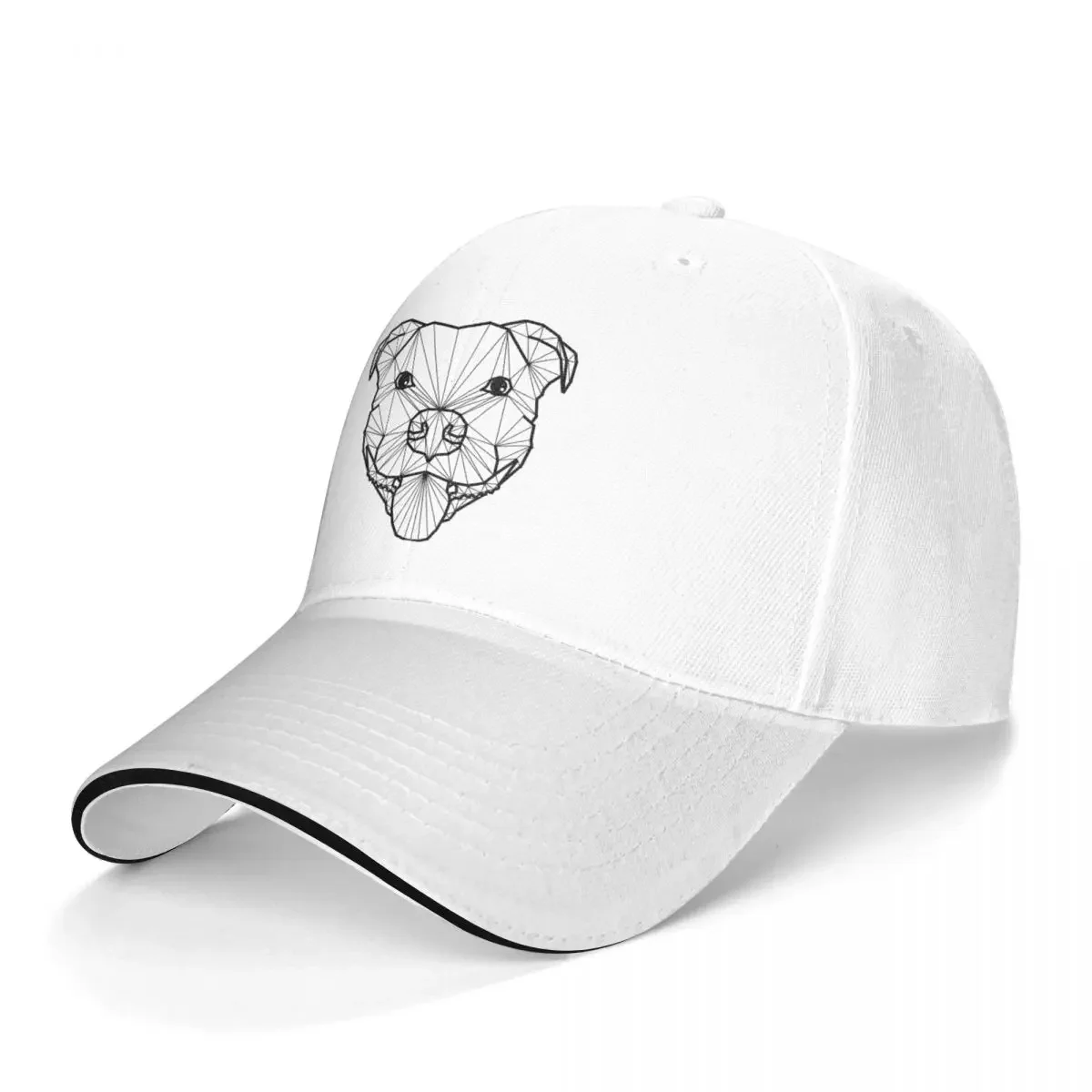 Staffordshire Terrier Baseball Cap Staffy Wholesale Polyester Funny Baseball Hat Girl Bodybuilding Printed Cap