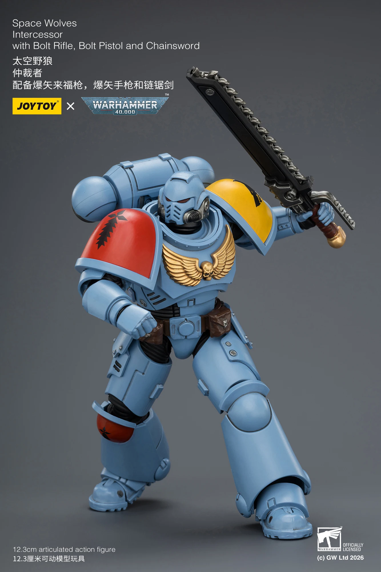 1/18 JOYTOY Actionfigur 40K Ultramarines Imperial Fists Blood Angels Intercessor Anime-Modell Sammlerstück – Detail 40