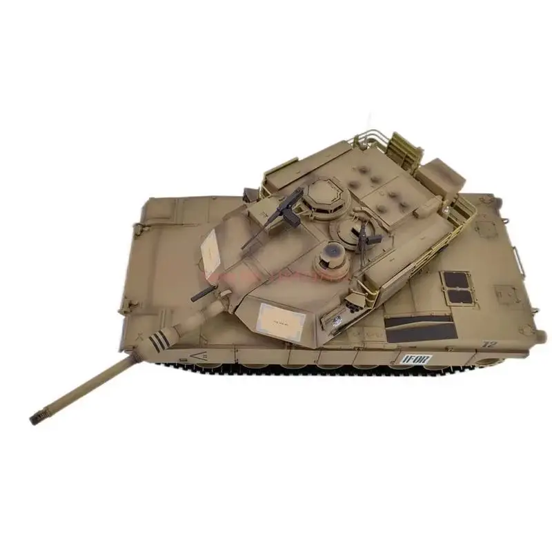 Heng Long 1/16 TK7.0 Anpassen 3918 USA M1A2 Abrams RC Panzer 360 °   Turret Barrel Recoil BB Shooting TH17803-SMT5 Kinderspielzeug