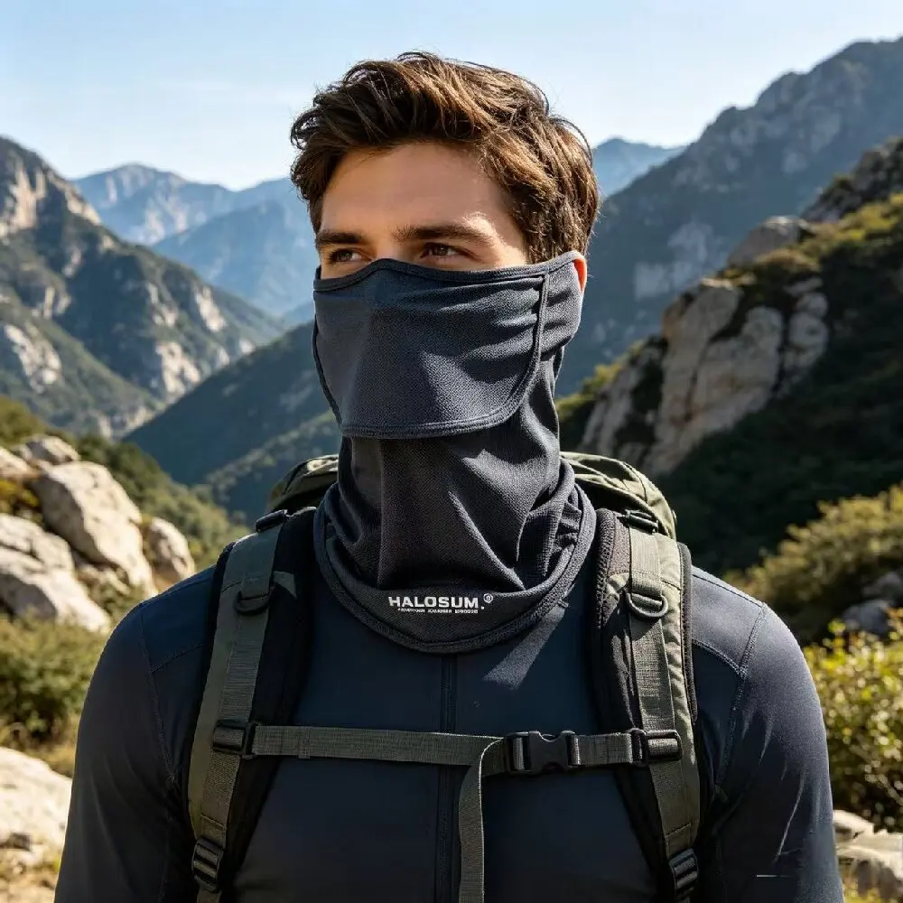 

Multicolor Ice Silk Neck Scarf Sun Protection Face Mask Breathable Outdoor Cycling Hiking Fishing Unisex Neck Gaiter
