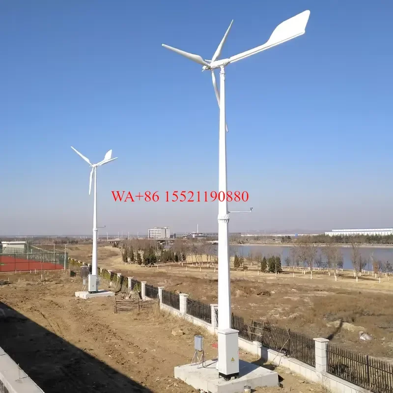 WMWMNU Pitch Control Wind Turbine Generator 10KW Home Energy System for Sale