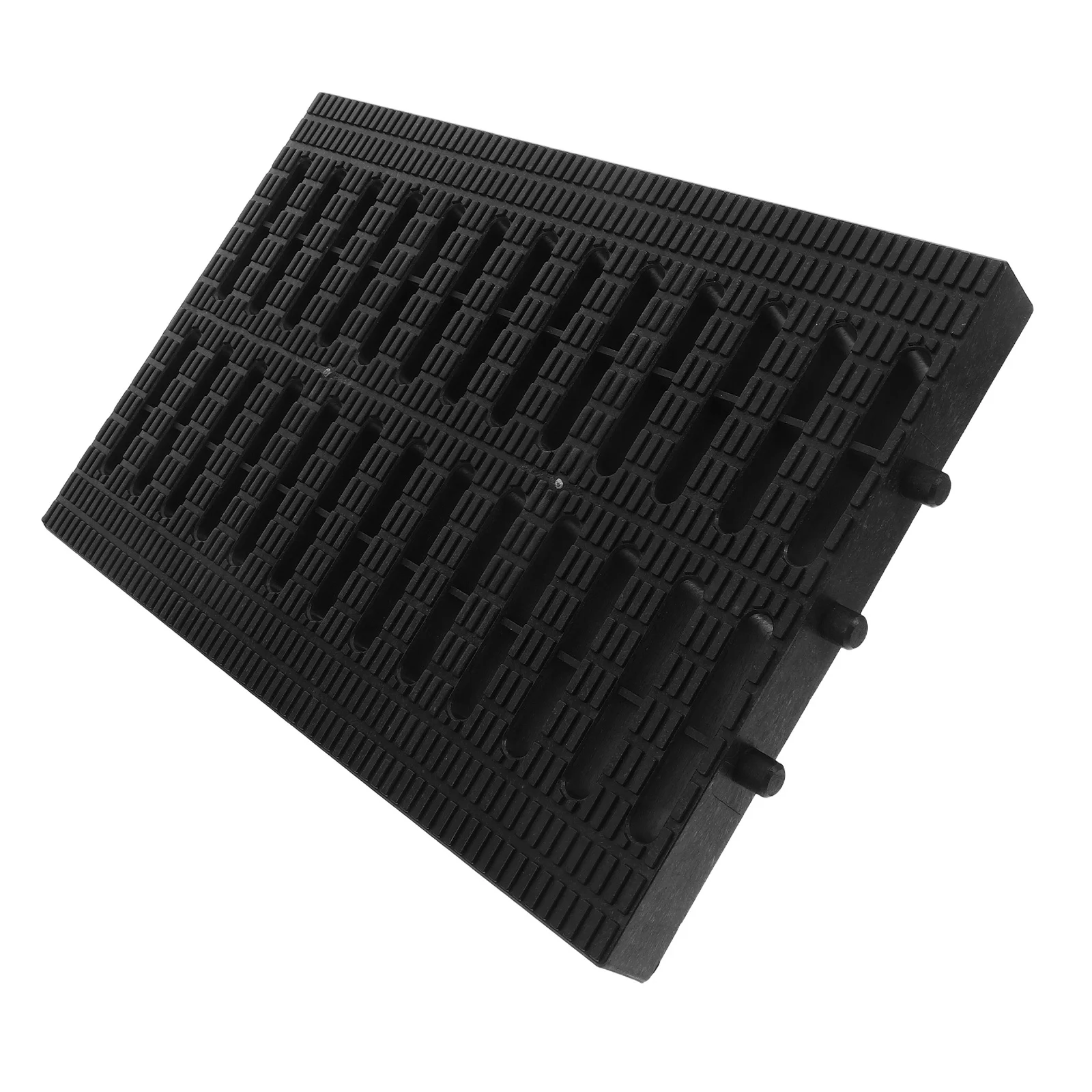 Rectangular Plastic Drain Grate Outdoor Trench Drainage Cover with Debris Prevention for Garage Kitchen Basement Area
