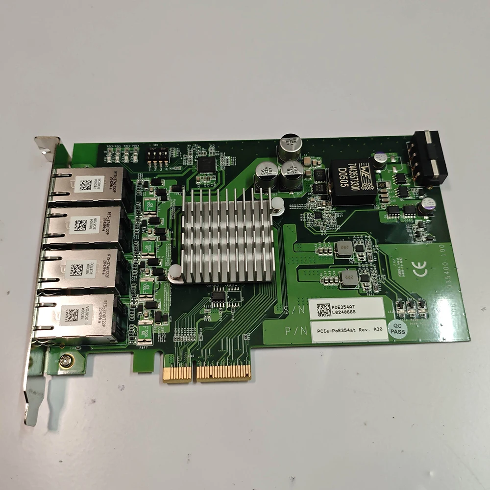 four port POE network card PCIe PoE354at Rev. A30