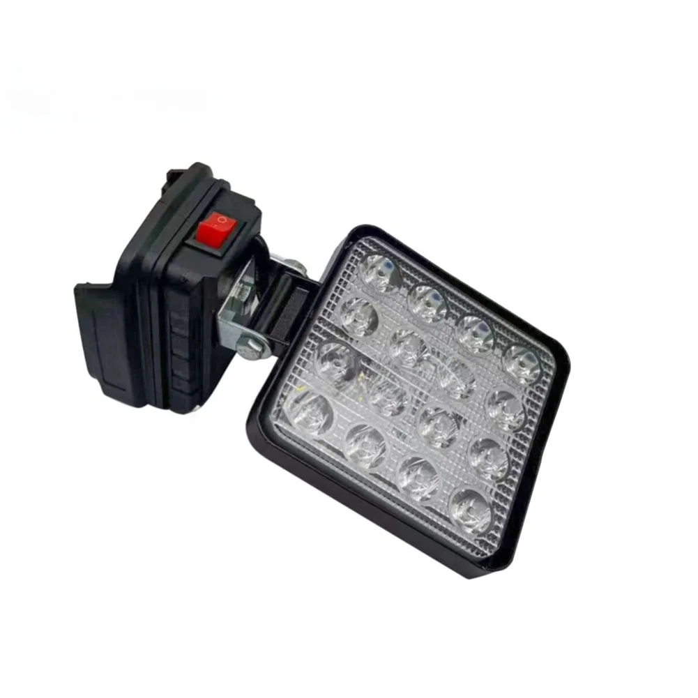 16 LED 4 Inch Work Light 21V Battery Lantern Flashlight Camping Lamp Portable Lighting For Workshop Outdoor Job