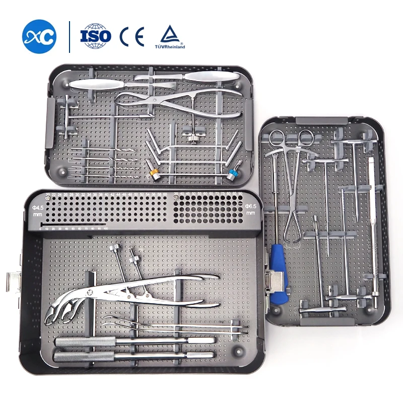 Surgical Trauma Non-Locking Plate The Basis of Surgical Instruments Large Fragment Instrument Set For Lower Limb Bone