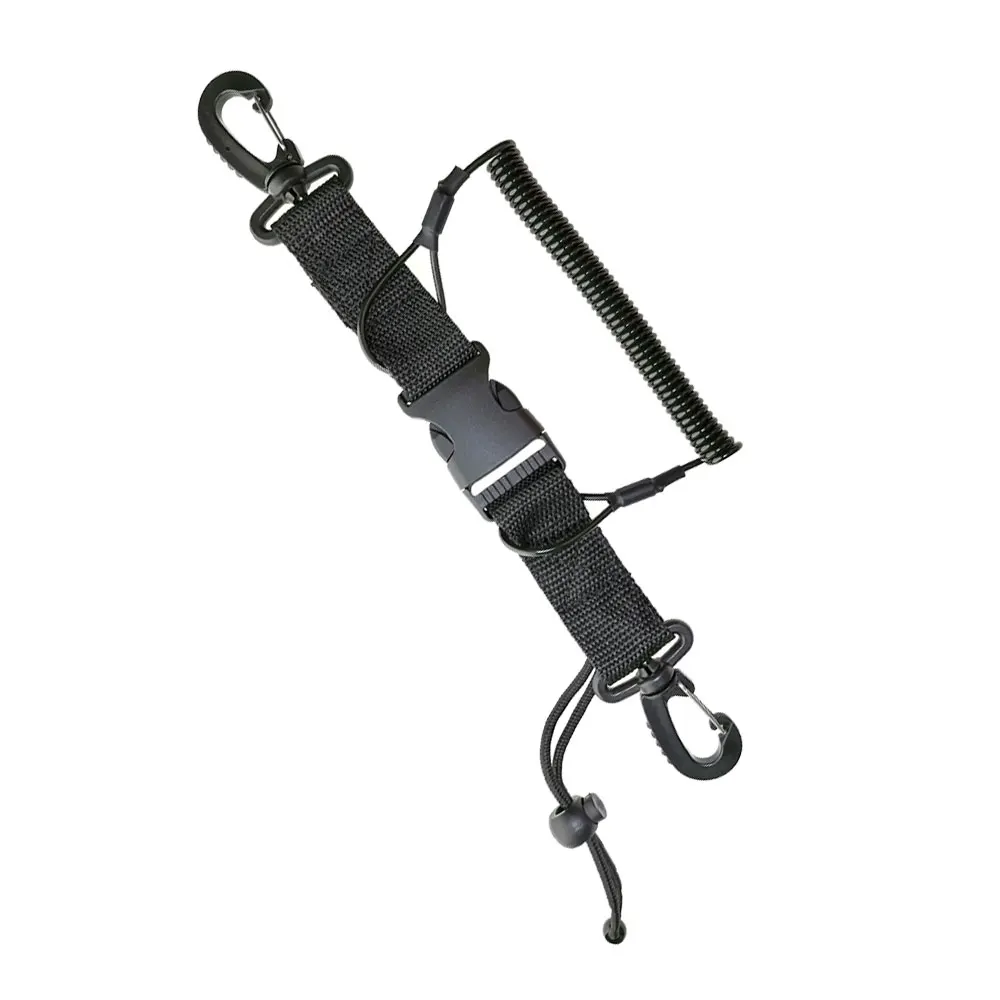 الغوص لاذع لفائف الينابيع الكاميرا الحبل دوامة مع حلقة الغوص للسكن تحت الماء مصباح يدوي الشعلة