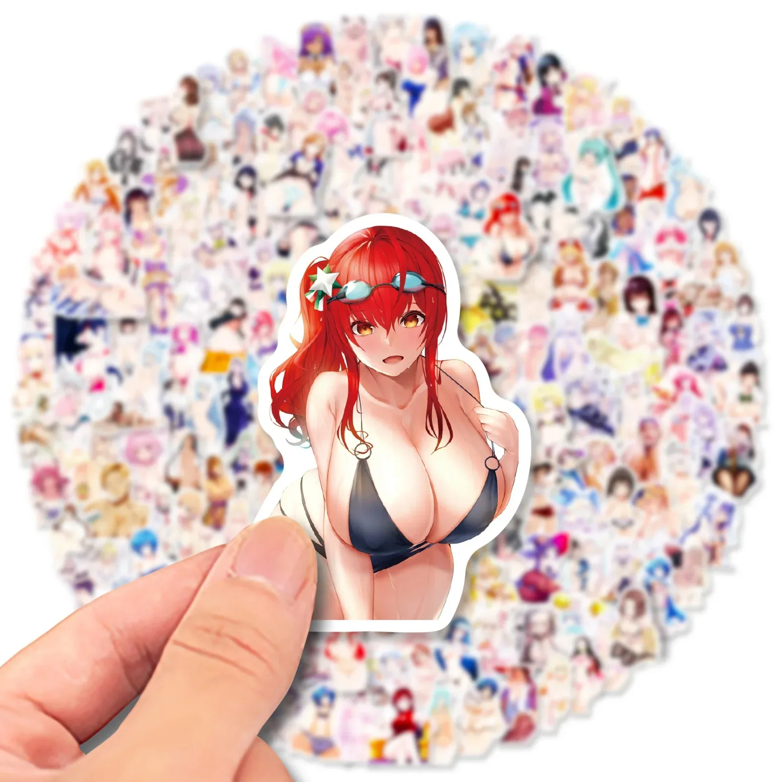 100/200 قطعة الكبار أنيمي Waifu فتاة مثير هنتاي ملصقات كول الشارات سيارة دراجة نارية جدار الأمتعة المحمول مقاوم للماء Kawaii ملصق