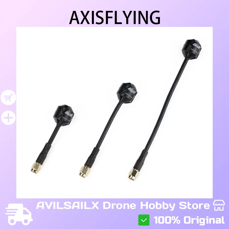 

Axisflying Dual 5.8G SMA Female Antennas for FPV Drones