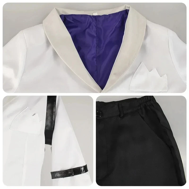 

☆YunCos Cosplay Costume Anime BSD 4th Trench Uniform Suit For Halloween Comic Con Sigma Outfits☆