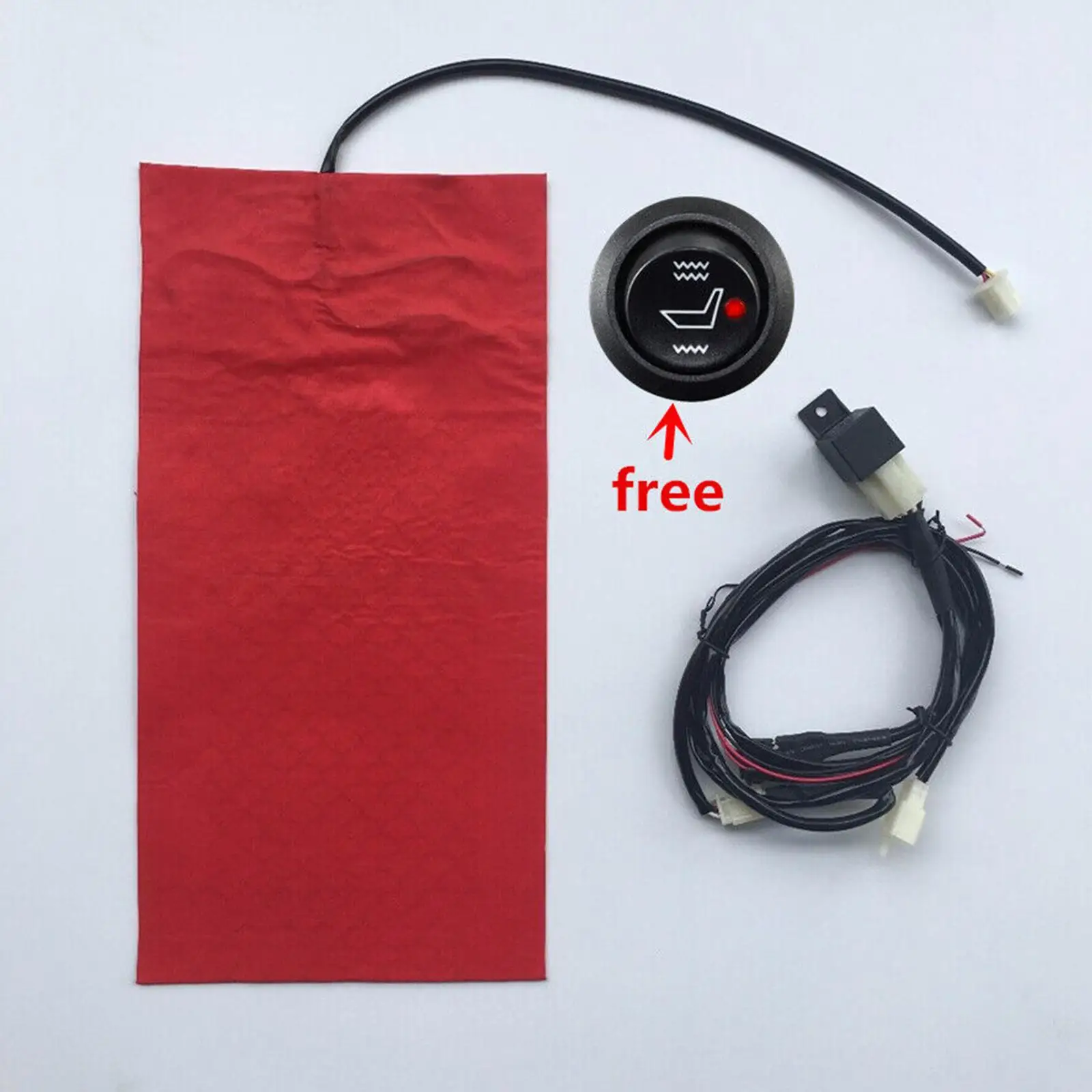 Heated Seat Kit For Motorcycle Waterproof Universal Heated Seat Heater Pad Heating Cushion Motorcycles Heating Film Supplies