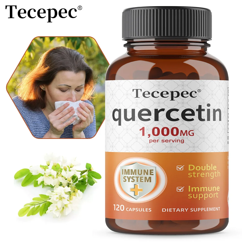

Капсулы с кверцетином 1000 мг - Поддерживают иммунитет, здоровье сердечно-сосудистой и дыхательной систем, антиоксидантное действие, антивозрастной эффект, баланс уровня сахара в крови.
