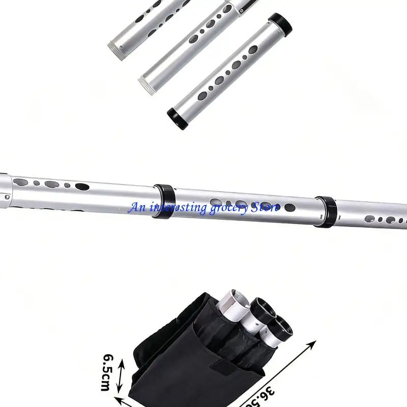 652D Stabiler Golfballsammler aus Aluminiumlegierung, dreiteilig, schnelle Demontage – Detail 1