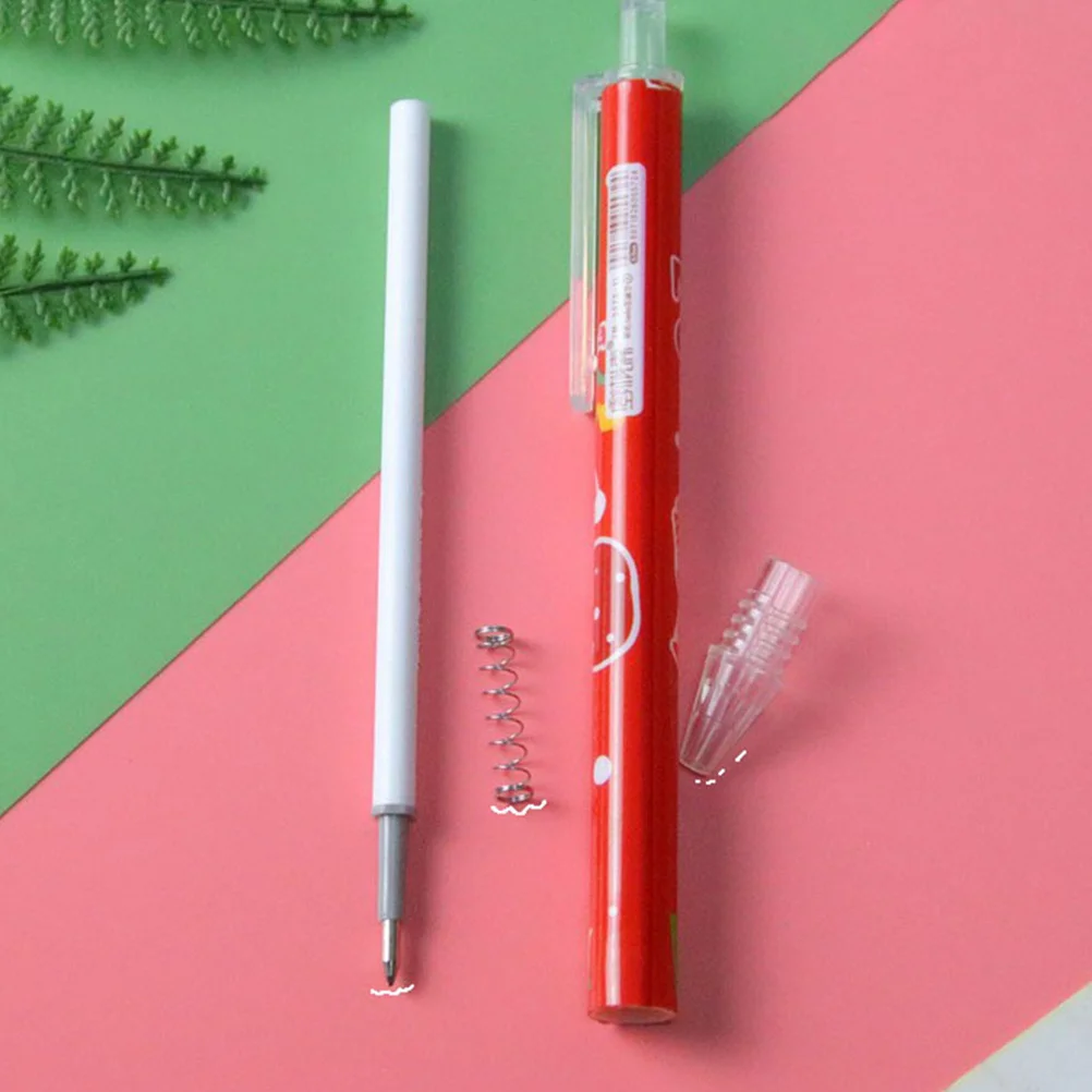 

20 шт. гелевая ручка, рождественские пластиковые ручки, портативный инструмент для письма, ручки для студентов, офисные заметки