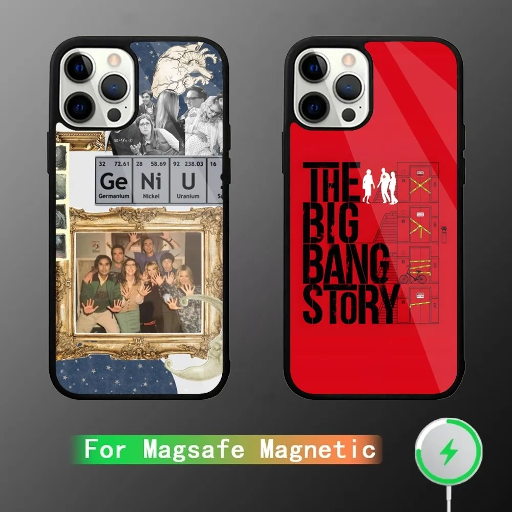 TBBT The Big Bang Theory  Phone Case For iPhone 15,14,13,12,11,Plus,Pro,Max Mini Magsafe Magnetic Wireless Charging