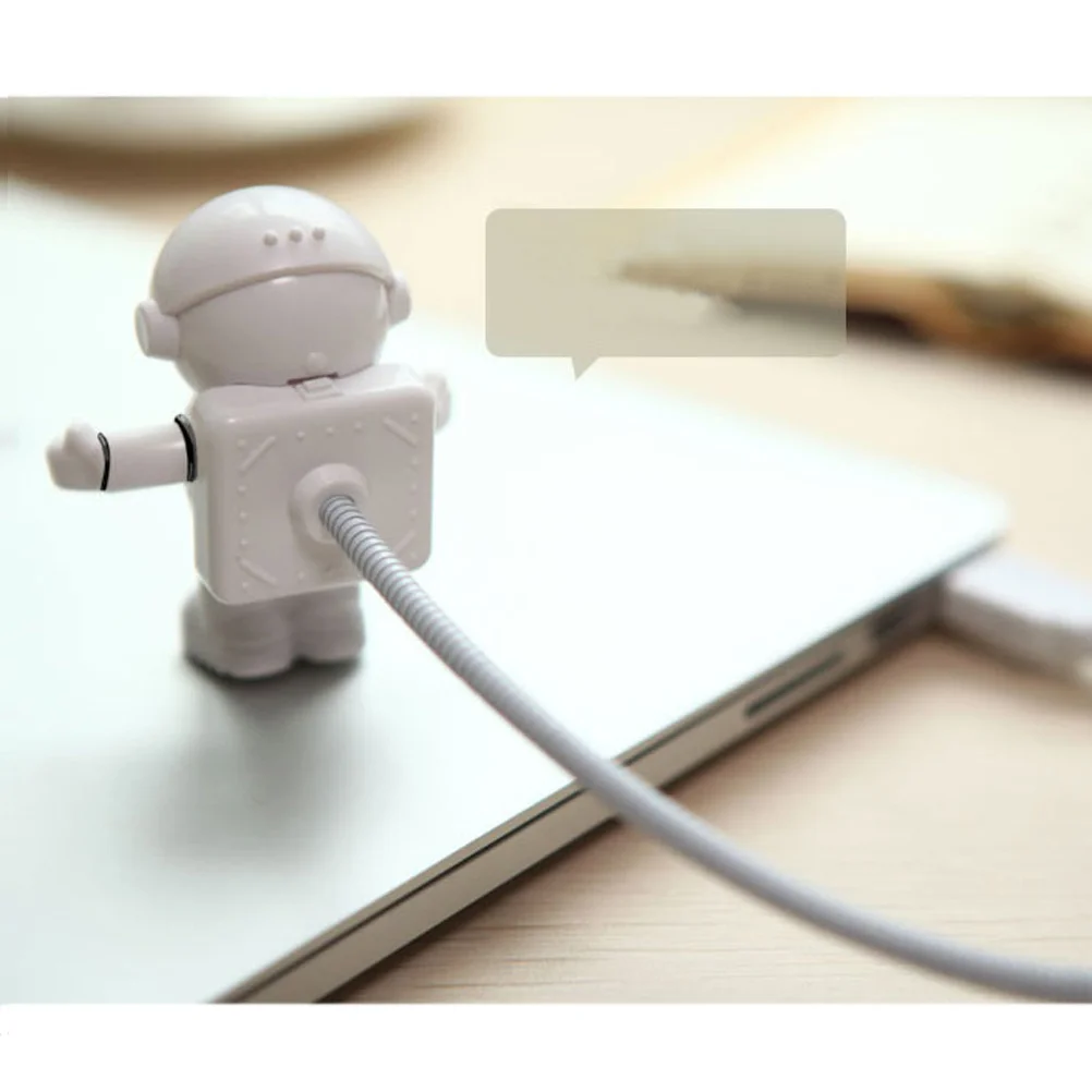 Spaceman USB LED Light Eye Care Bed Lamp for Computer Notebook Adjustable Cord Night Lamp Creative Gift USB LED Light