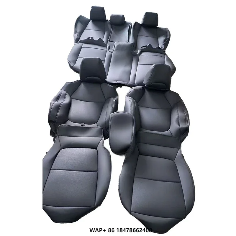 For 2020 2021 2022 2023  Rav4 Custom Full Car Seat Cover Luxury Sports Style Leather Cushion with Front and Rear Full Set