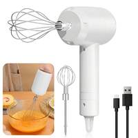Electric Hand Mixer Small Household Egg Beater Cream Whisk Baking Tool 3-speed Automatic Control Best Kitchen Tool