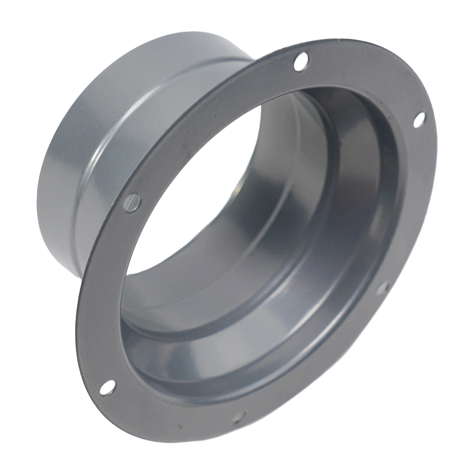 

4-10inch Air Vent Round Pipe Flange Connector Aluminum Tube for Exhaust Hose with Electrostatic Spraying and Pressure Groove