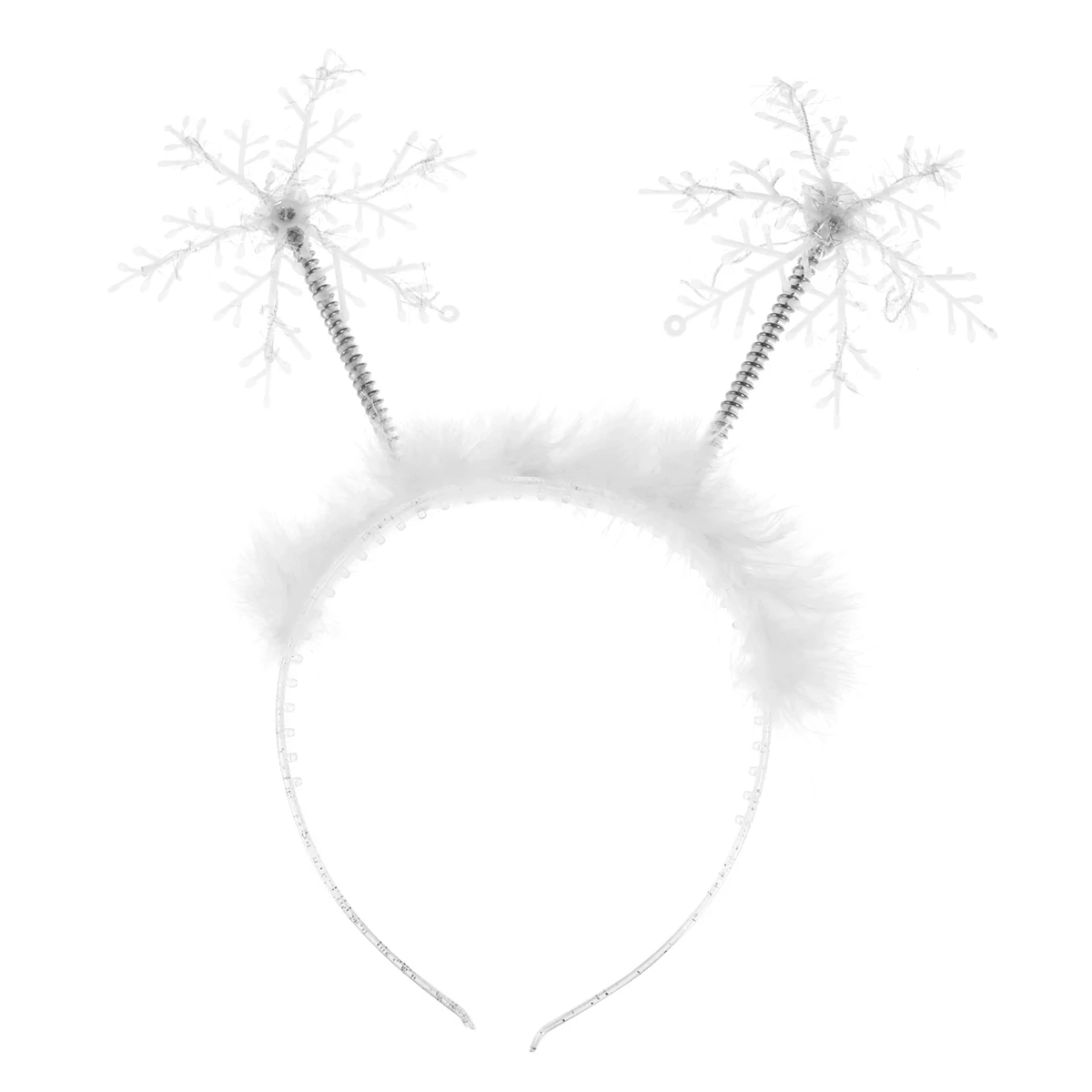 

Christmas Headband Snowflake Hairband For Hair Hoop Party Costume Accessory Holiday Cosplay Adult Photo Prop