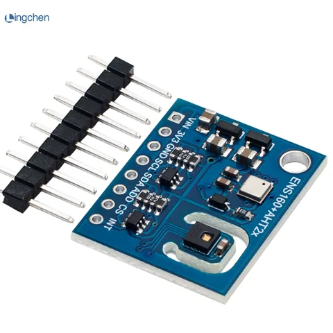 ENS160 AHT21 이산화탄소 CO2 eCO2 TVOC 공기 품질 및 온도 및 습도 센서 Arduino 용 CCS811 교체