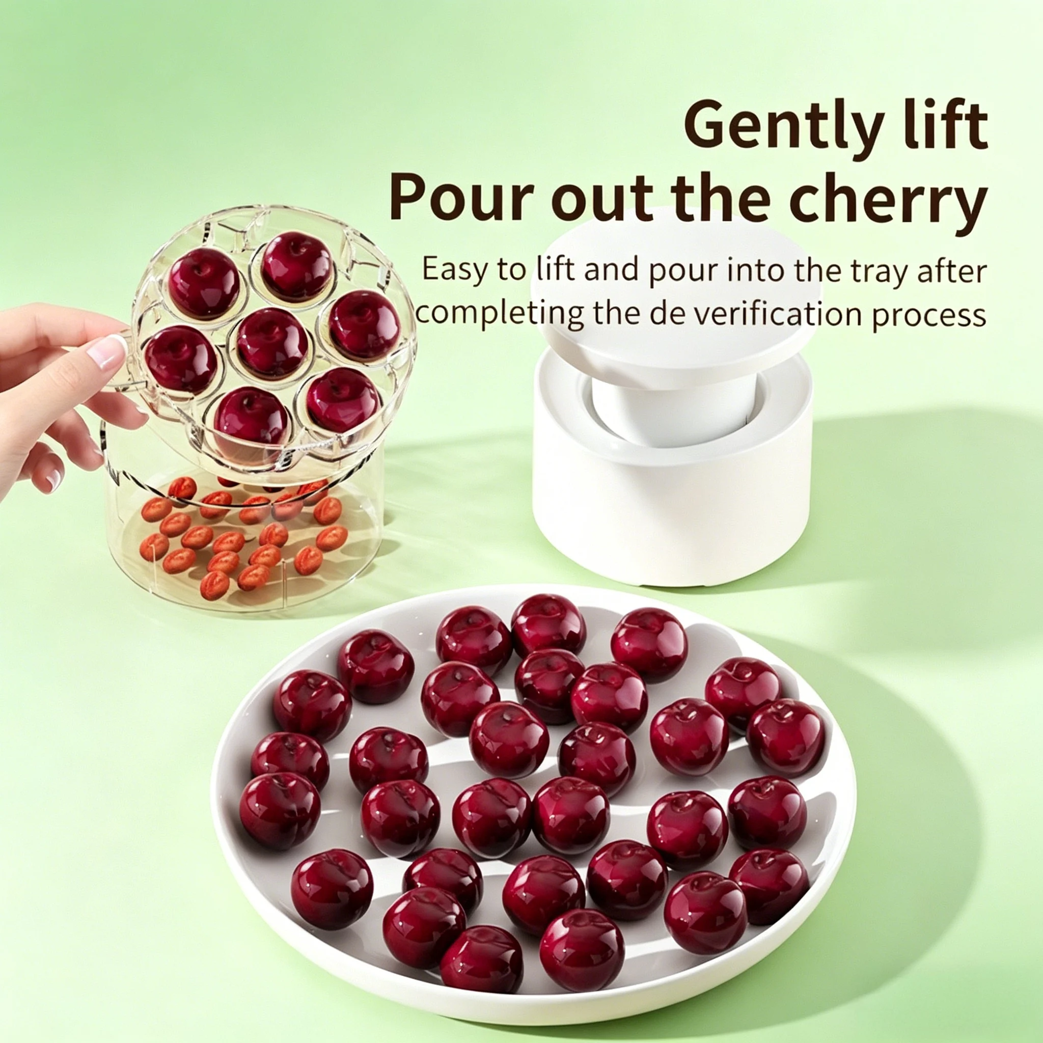 Cherry Pitter Tool - Effortless Cherry Pitting for Your Kitchen