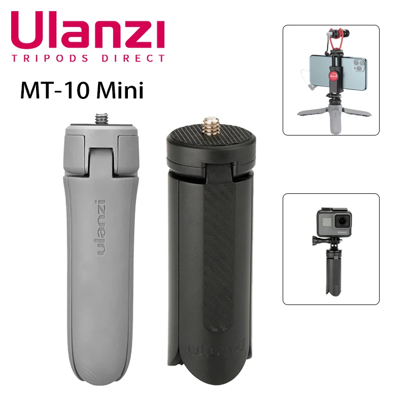 Ulanzi-MT-10スーパーミニ三脚、4.8in軽量、1/4インチ、dji osmo 2 3 4、goproスマートフォン用ユニバーサル、ジンバルスタビライザーアクセサリー