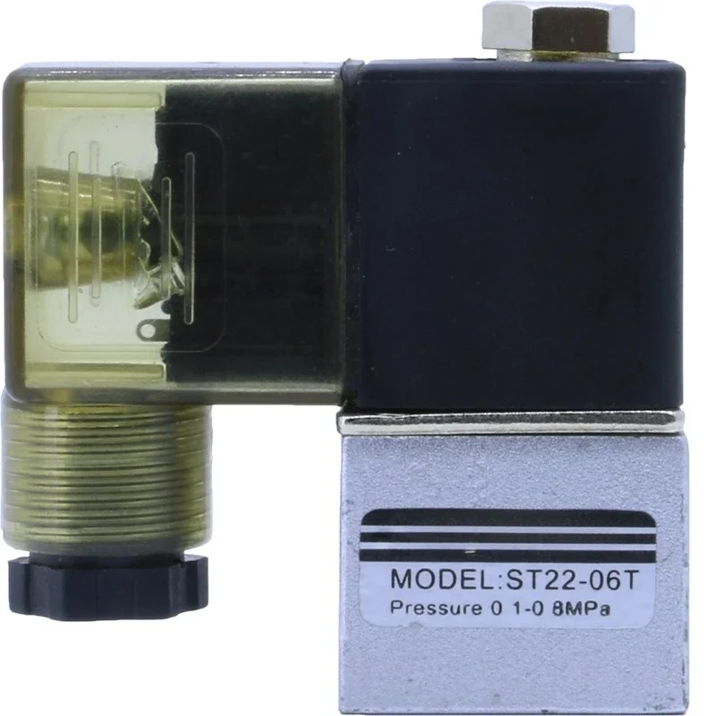 SO TE silent oil-free Otus air compressor solenoid valve small air pump exhaust valve AC220V normally open ST22-06T