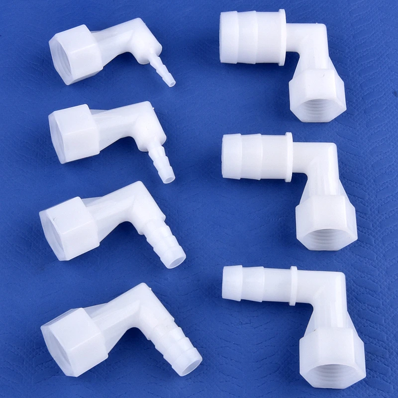 5~200 Pcs 1/2\'\' Female Thread Pagoda Elbow Connectors 4~25mm Garden Irrigation L-shaped Water Pipe Joint Fish Tank Hose Adapter