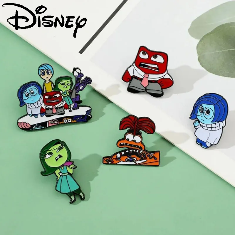 

Inside Out 2 Brooch Badge Pin Disney Cartoon Peripheral Suitable for Fans Costume Backpack Accessories Christmas Halloween Gift