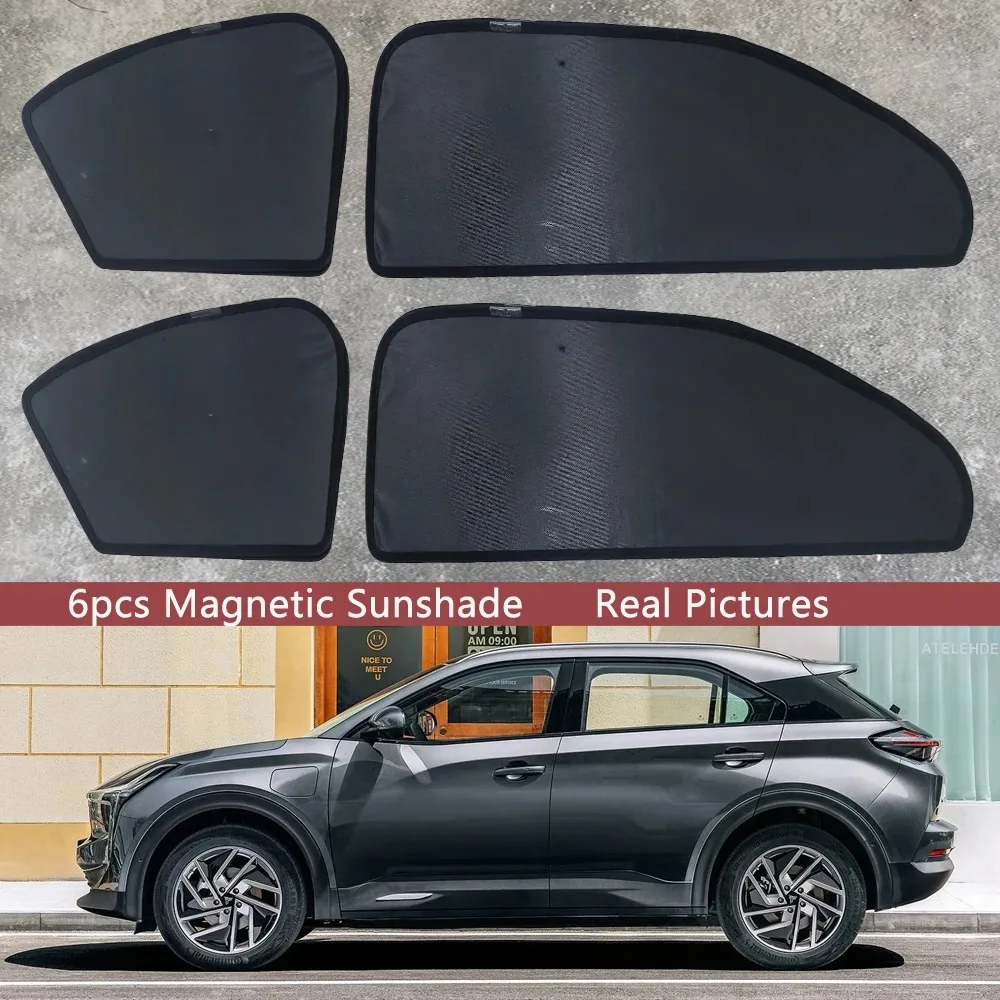 

Магнитная солнцезащитная шторка на лобовое стекло автомобиля, аксессуары для Hozon Neta U PRO 2021-2025 EV Electric