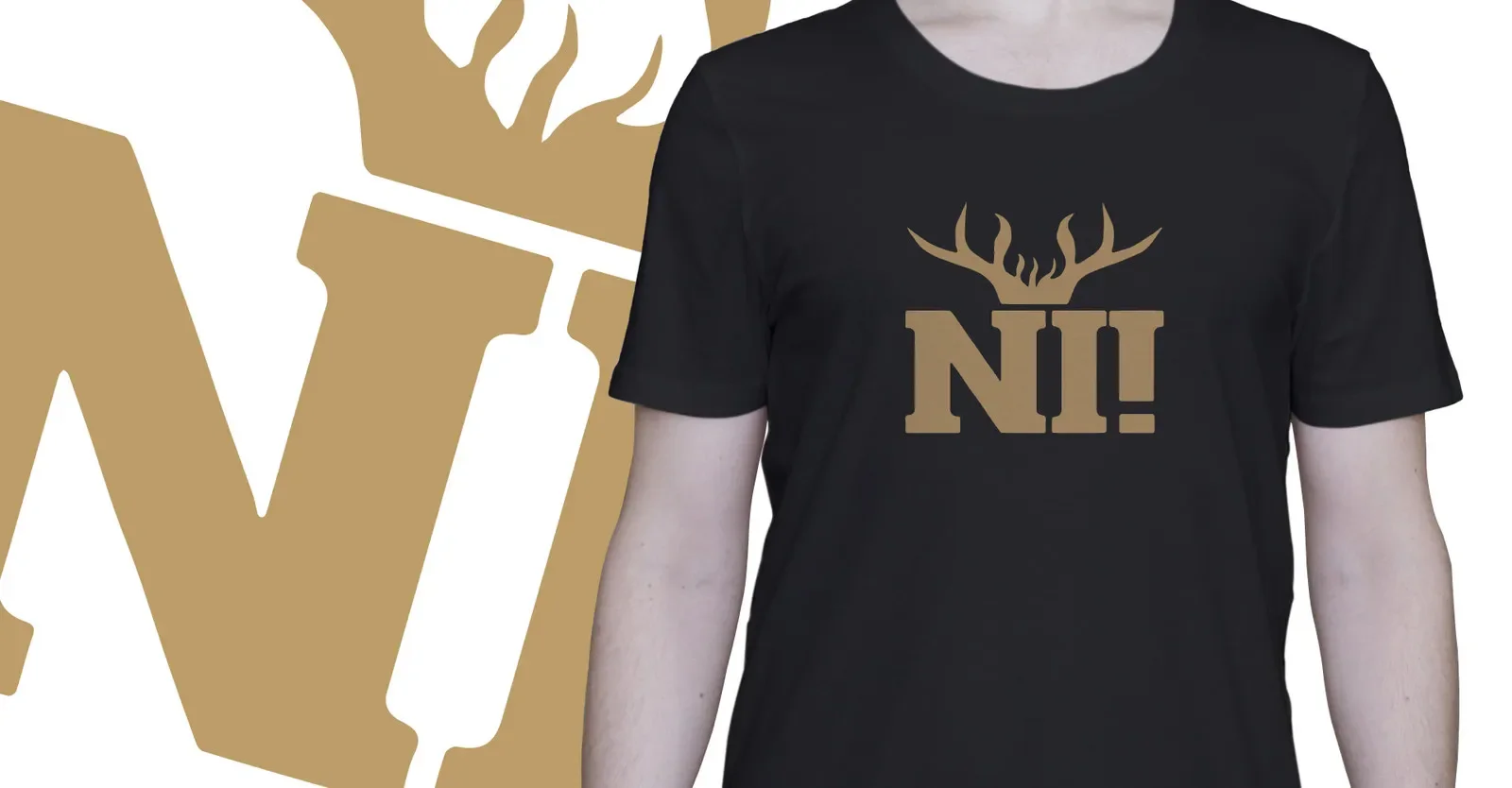 The Knights who say Ni tshirt monty python John Cleese