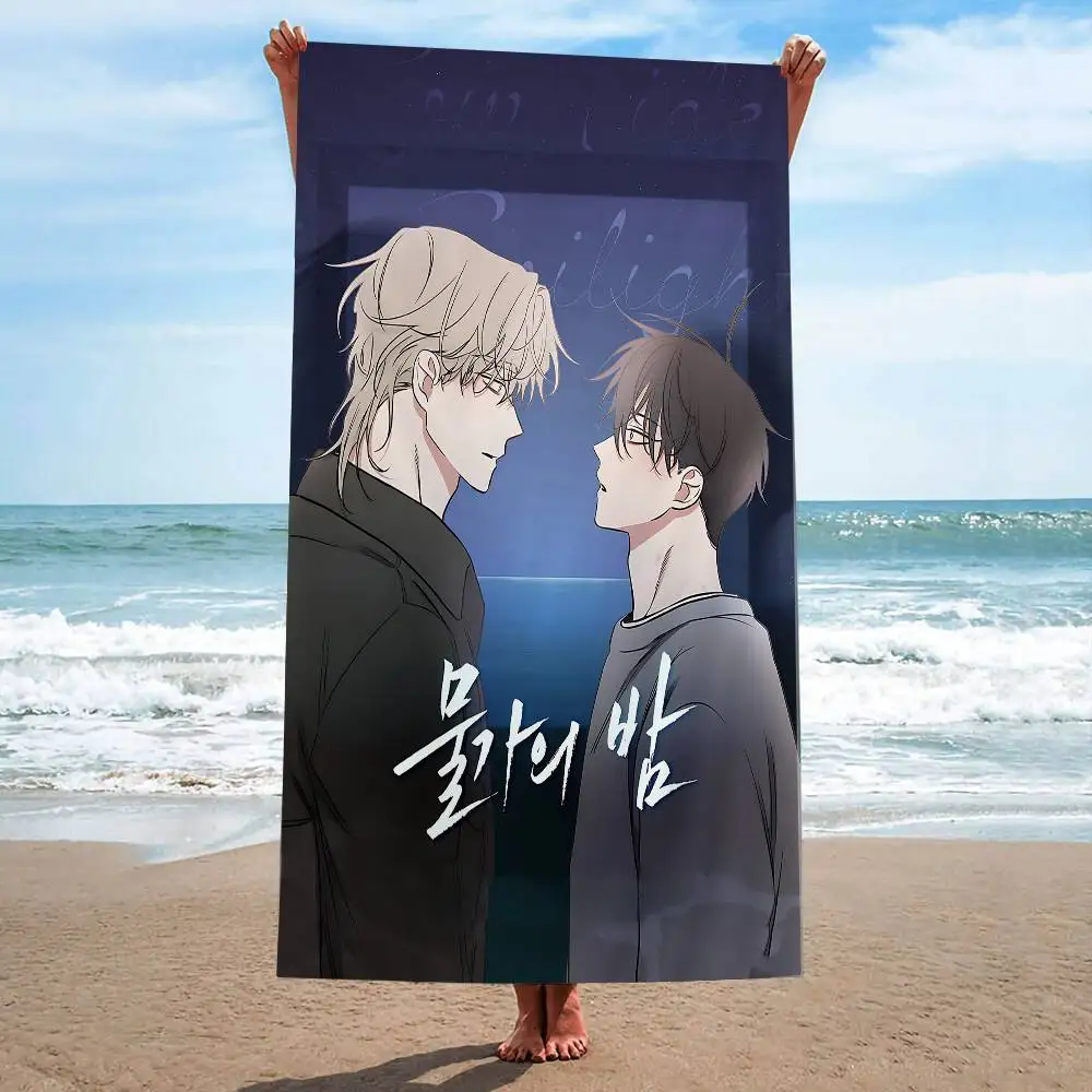 Comic Low Tide in T-Twilights Big Microfiber Beach Towels Quick Dry Towel Sand Beach Towels Pool Towel for Travel Swim Pool Yoga