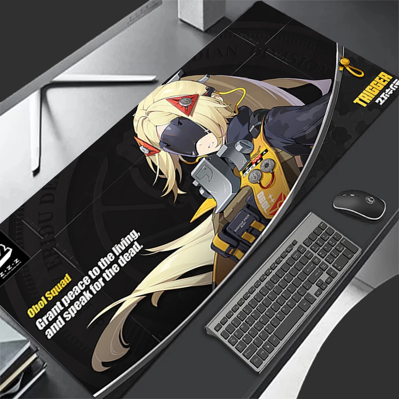 

Mousepad Zenless Zone Zero Trigger Computer Gaming Accessories Keyboard Pad Office Rubber HD Mouse Pad Decoracion Desk Mouse Mat