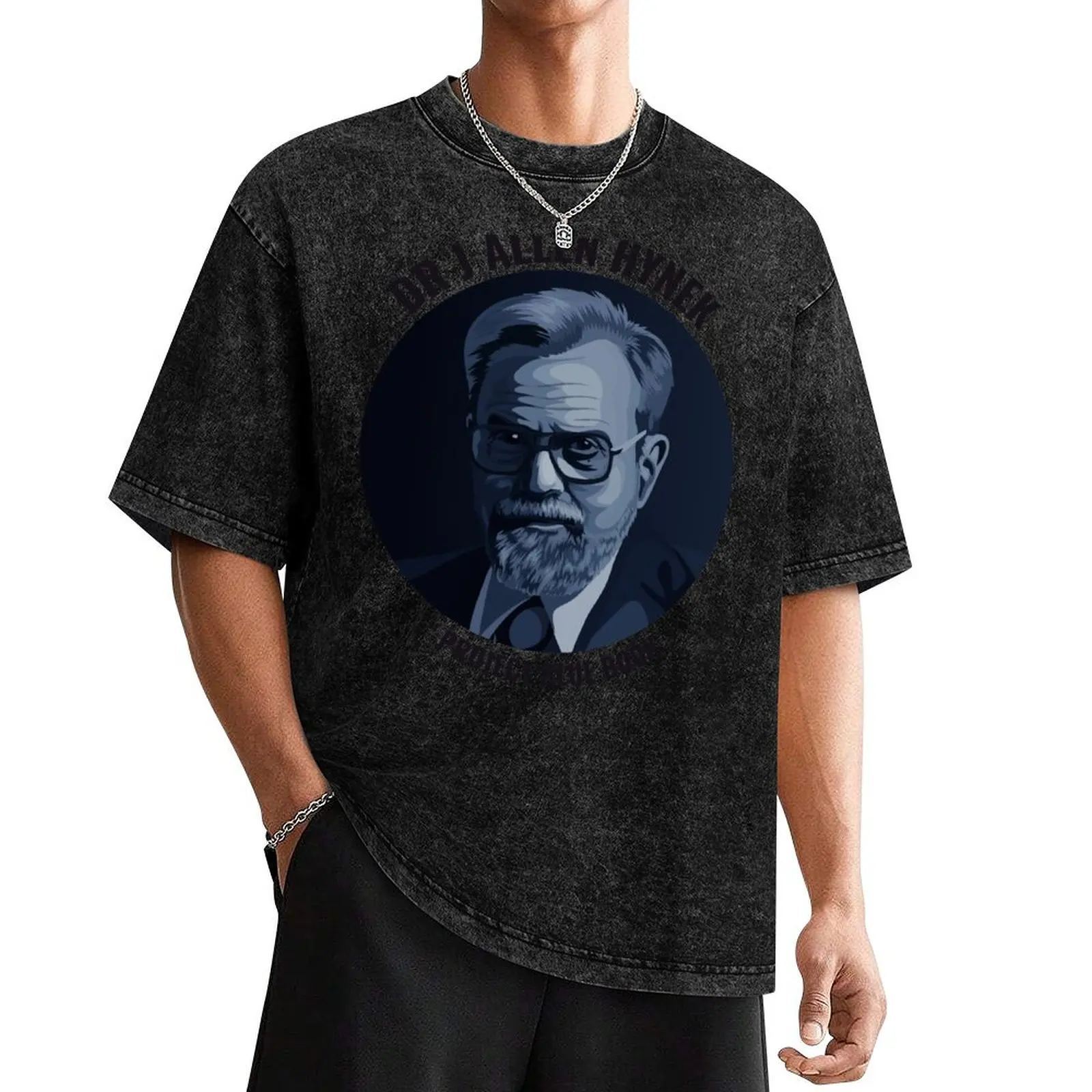 Dr J Allen Hynek - Project Blue Book T-Shirt funny gifts Clothing plus size men clothing