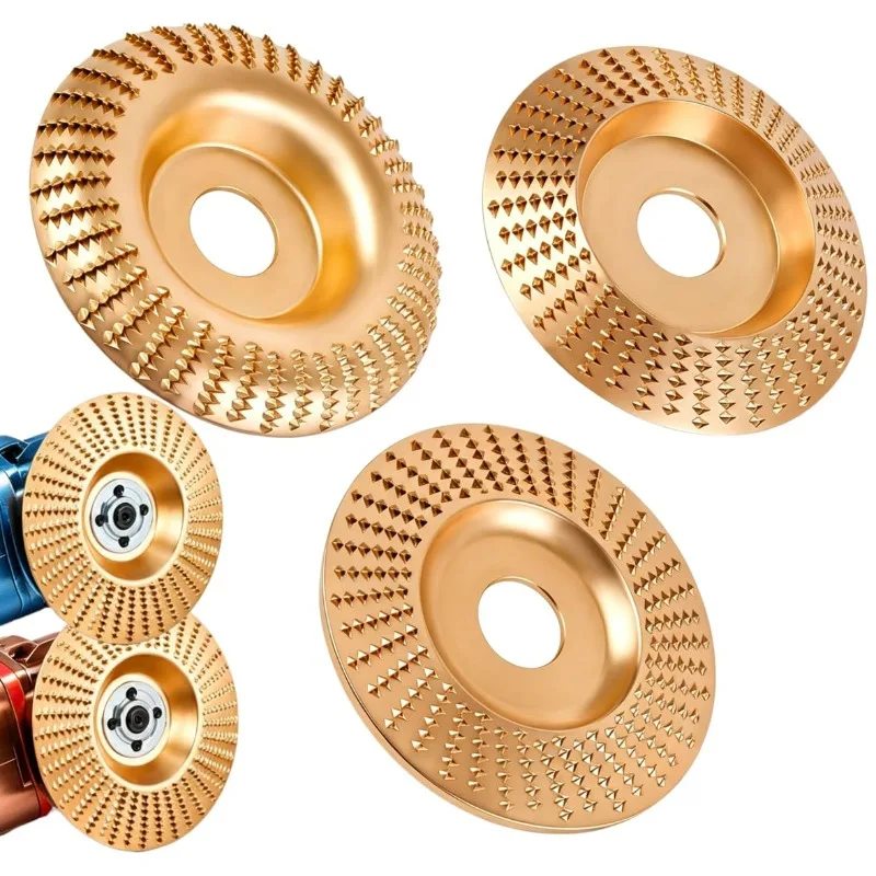 Woods Polishing Wheel Wood Carving Sanding Tool 100mm Abrasive Disc Tools Plane Bevel Angle Grinding Wheel For Angle Grinder