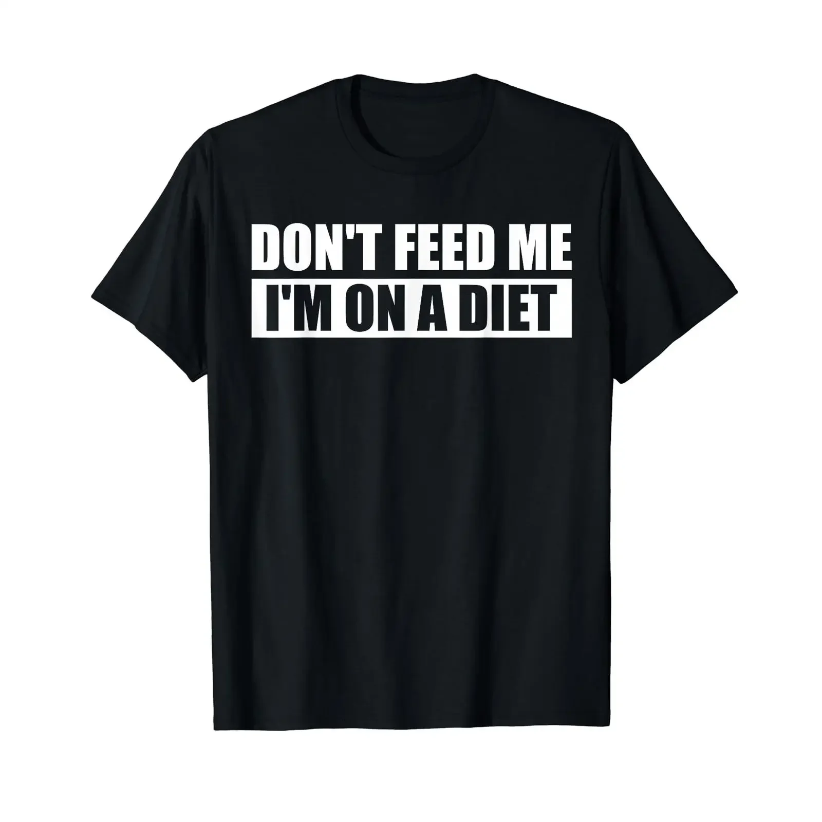 Don't Feed ME Ne nourrissez Pas Je suis au régime T Shirt Graphique avec Valeur vintage Washed Versatile graphic Stylish