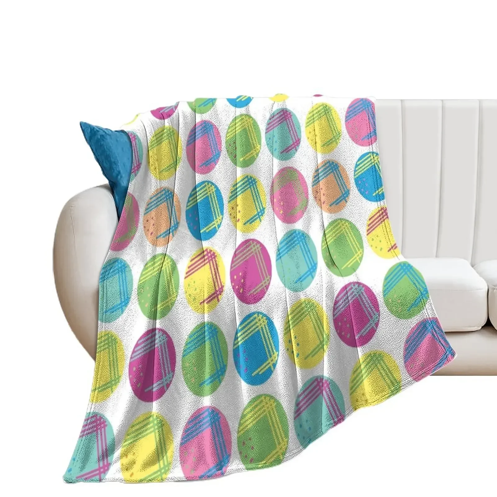 Microbiology Streak Plate Pattern Throw Blanket Furrys for sofa Nap Blankets