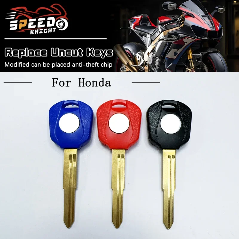 60Pcs Motorcycle Key Uncut Blank Replace Keys for Honda CB600 CB800 CB1300 CBR600RR CBR893 CBR929 CBR1000RR CBR1000 CBR900RR F4