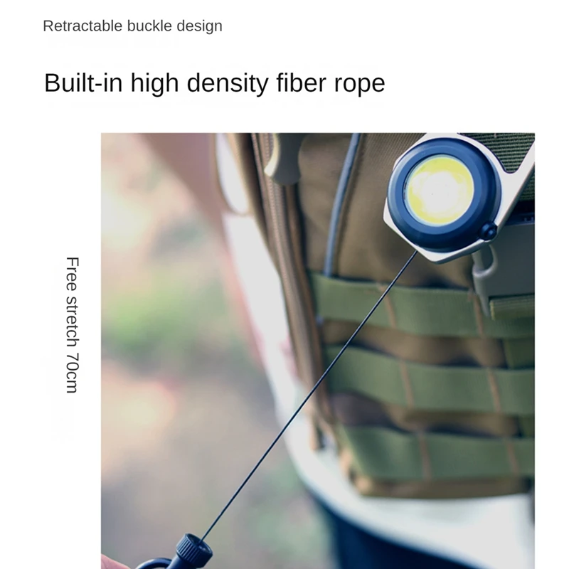 Многофункциональная Выдвижная альпинистская рыболовная легко тянущаяся пряжка с магнитной планкой