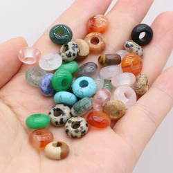 10pc Natural Stone Beads Loose Turquoises Quartz Crystal Loose Spacer Bead for Jewelry Making Diy Necklace Bracelet Accessories