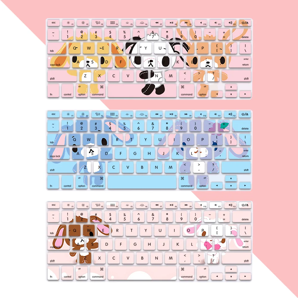 Sugarbunnies US Layout Soft Silicone Keyboard Cover for Macbook pro A1278  A1286 Retina A1425  A1502  A1398 Air A1369  A1466