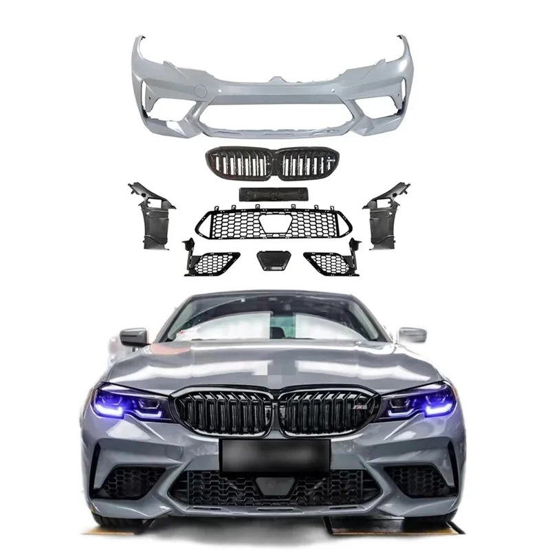 

3 Series G20 G28 M3 Style Front Bumper Grille Body Kit, PP Material, Factory Direct Auto Parts.