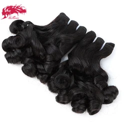 Ali Queen Super Double Drawn Straight Human Hair Virgin Loose Wave Human Hair Bundles For Women 1/3/5 Bundle Whosales Deal