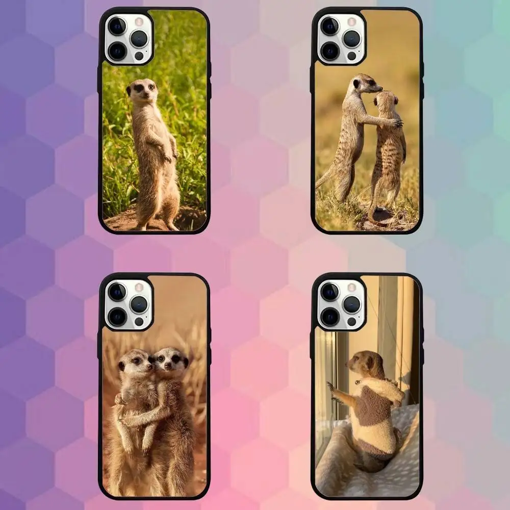 

Cute Baby Meerkat Phone Case For iPhone 16e,16,15,14,13,12,11,Plus,Pro,Max,Mini Magsafe Magnetic Wireless Charging
