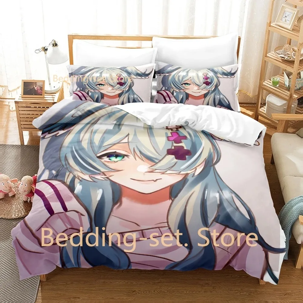 Elira Pendora Bedding Set Single Twin Full Queen King Size Bed Set Adult Kid Bedroom Duvetcover Sets Print Anime Bed Sheet Set