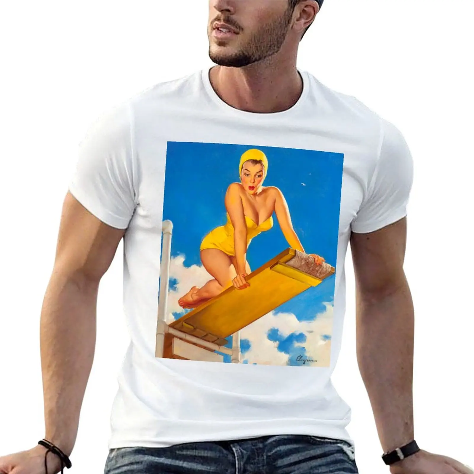 

Pin-Up Girl - Elvgren - Vintage T-Shirt Personalized t-shirt baggy shirts mens t shirts casual stylish