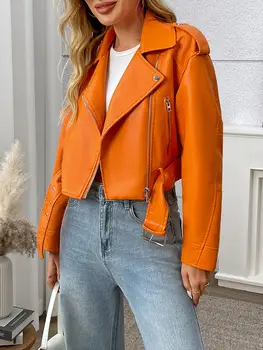 10 best sales Orangefarbene Jacke für Damen - №1